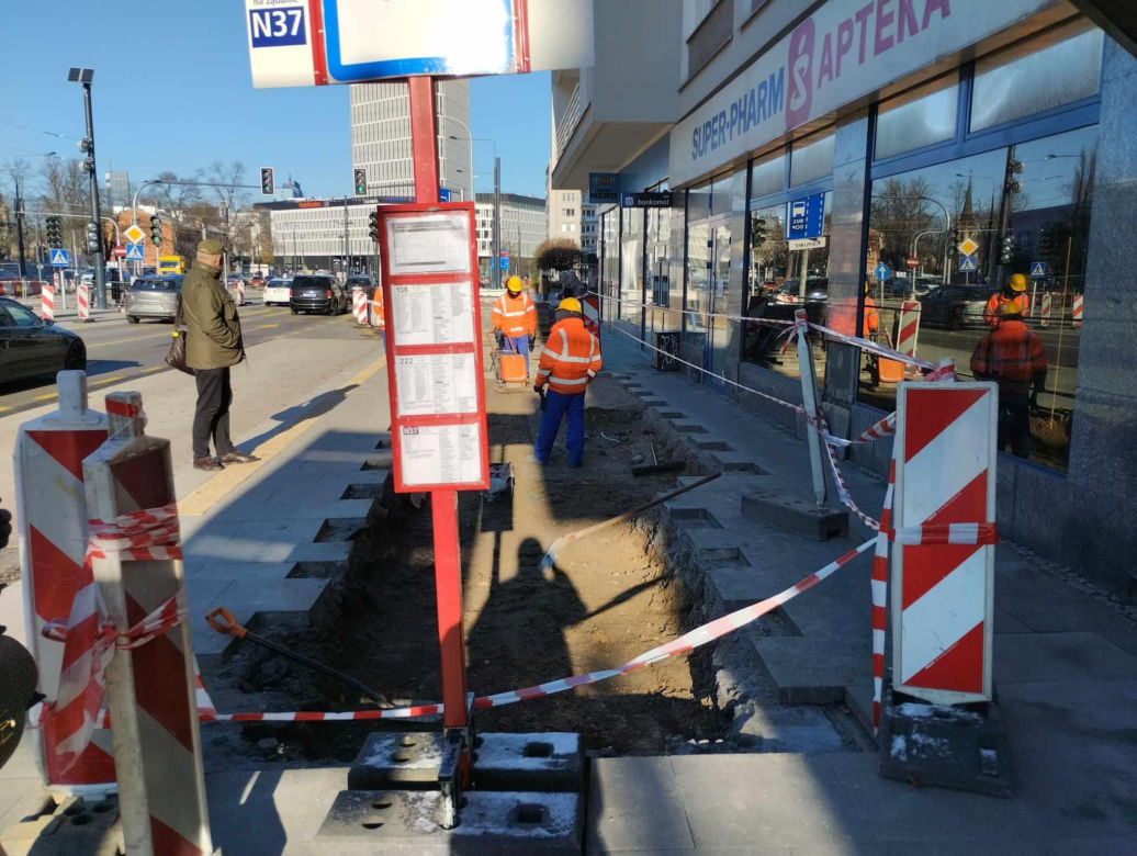 Przystanek na Puławskiej zniknął