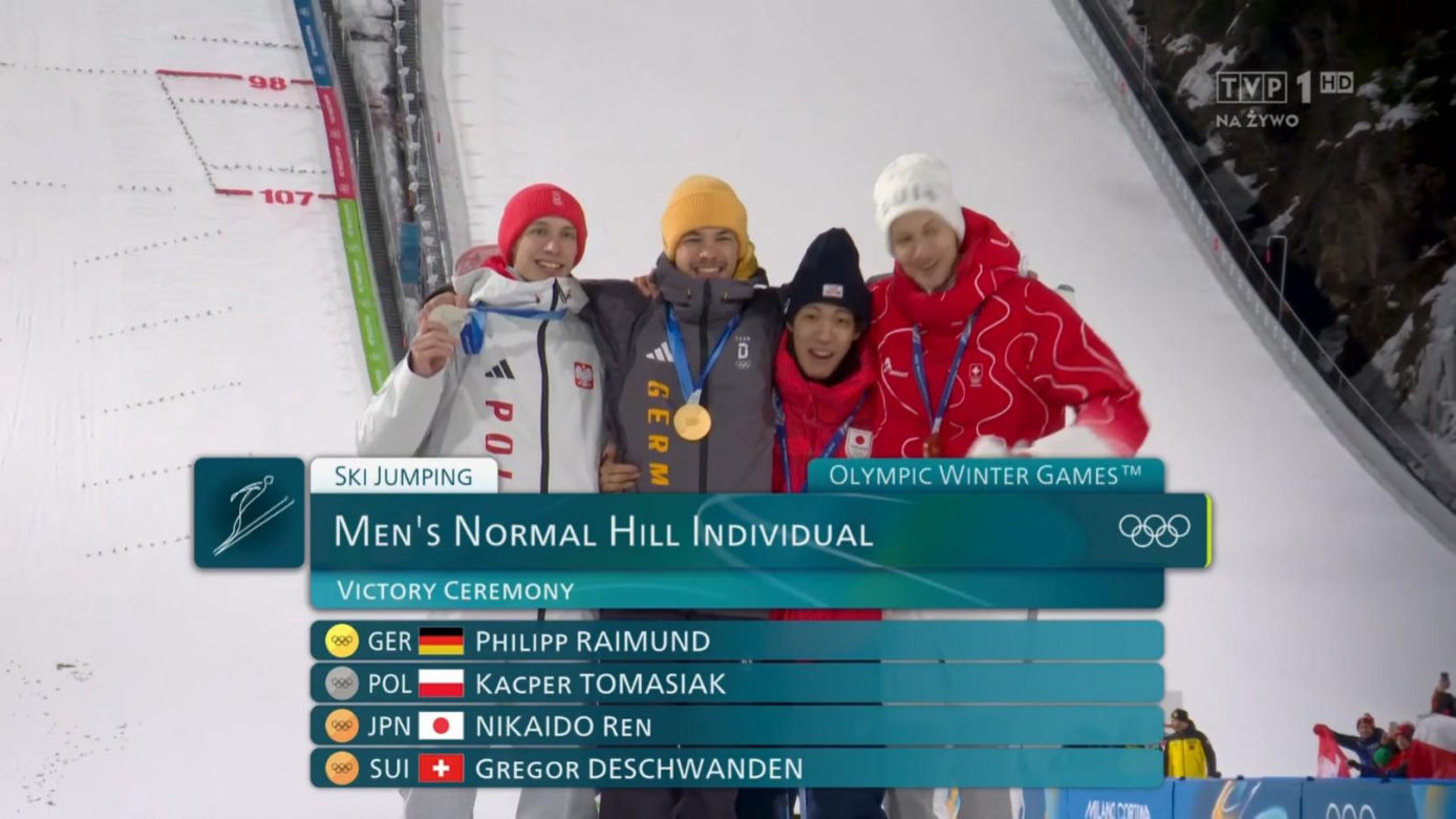 Kacper Tomasiak odebrał medal IO