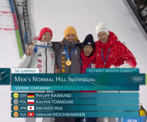 Kacper Tomasiak odebrał medal IO