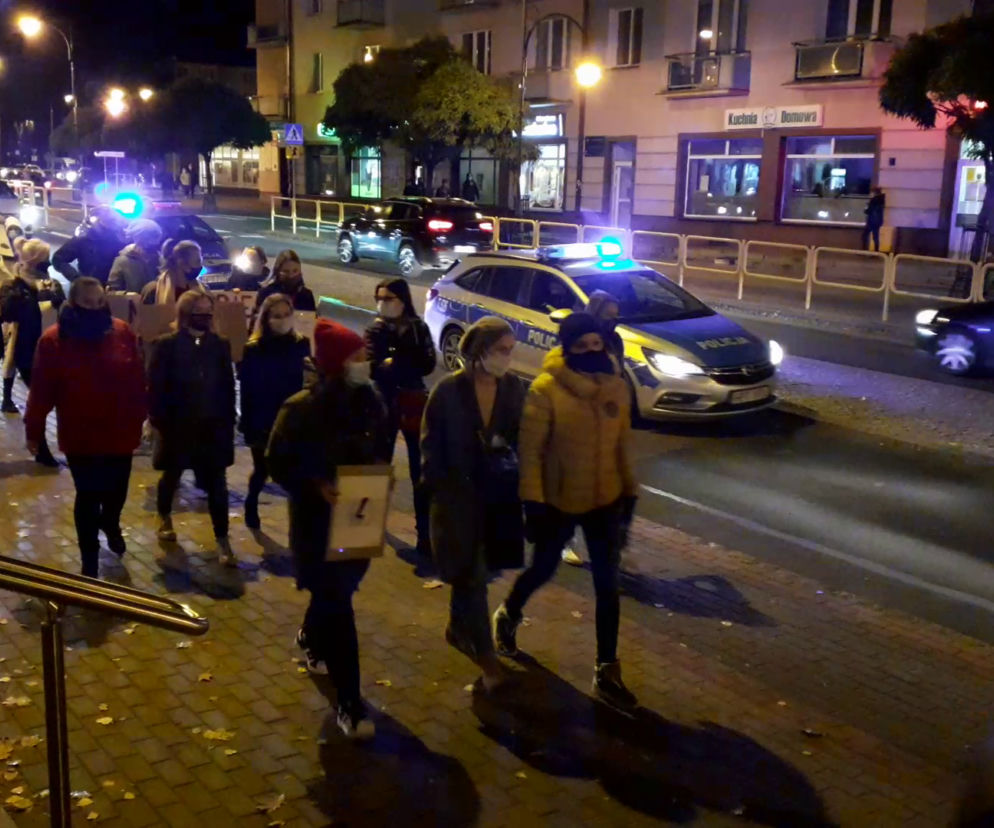 Trzeci dzień protestów w Iławie (28.10.2020)