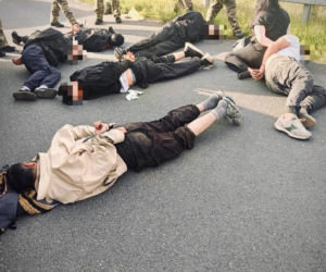 Nielegalni migranci zatrzymani pod Kołbaskowem