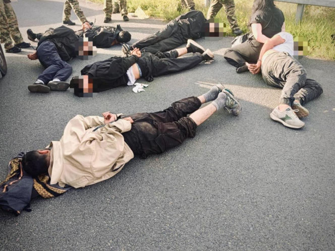 Nielegalni migranci zatrzymani pod Kołbaskowem