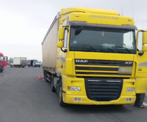 Tir ważył ponad 50 ton!