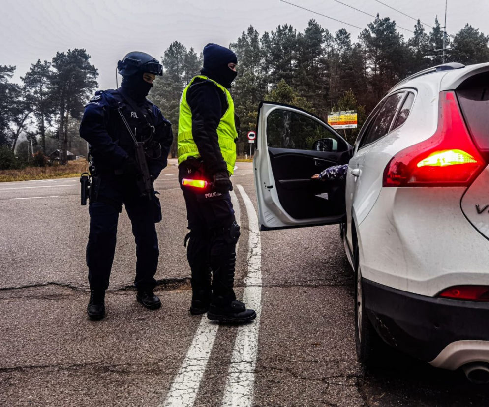 Kryzys na granicy. Policyjne kontrole w woj. podlaskim