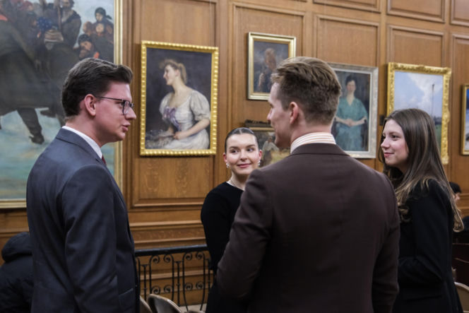 Spotkanie Polskiego Stowarzyszenia Młodzieży w Fundacji Kościuszkowskiej