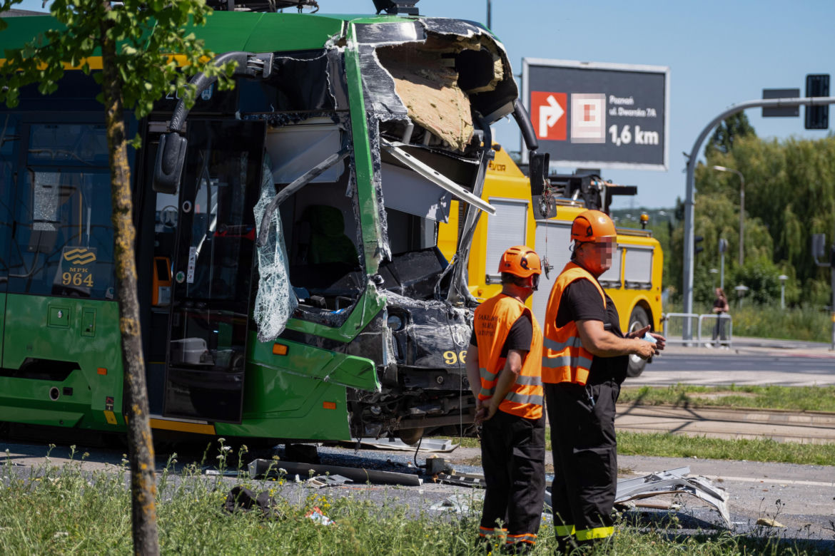 Poważny wypadek na Naramowicach