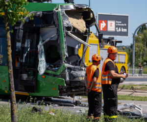 Poważny wypadek na Naramowicach