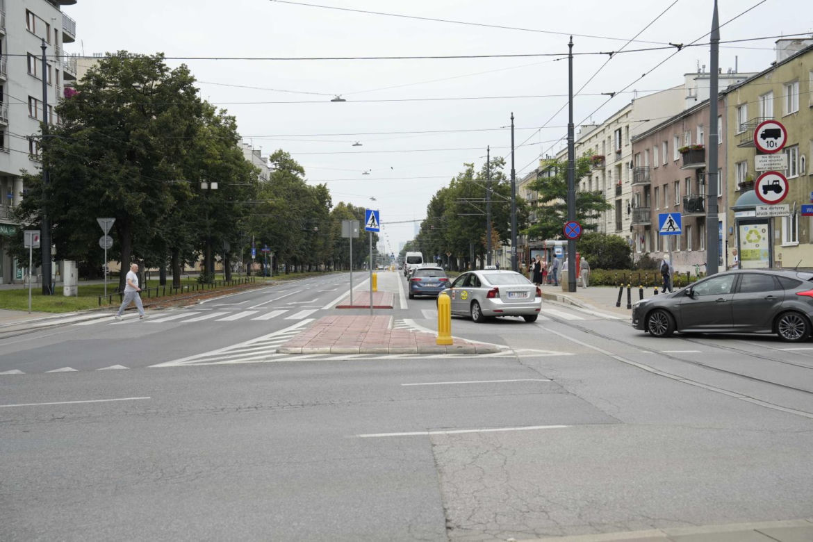 Zwężą al. Waszyngtona? Tramwajarze rozpoczęli pomiary przed remontem