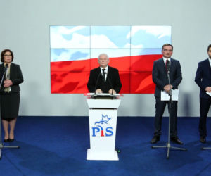 Konferencja prasowa Prawa i Sprawiedliwości
