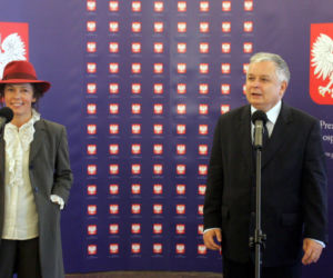 Nelly Rokita i Lech Kaczyński