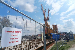 Remont wiaduktów na Lubawskiej w Iławie przebiega zgodnie z planem