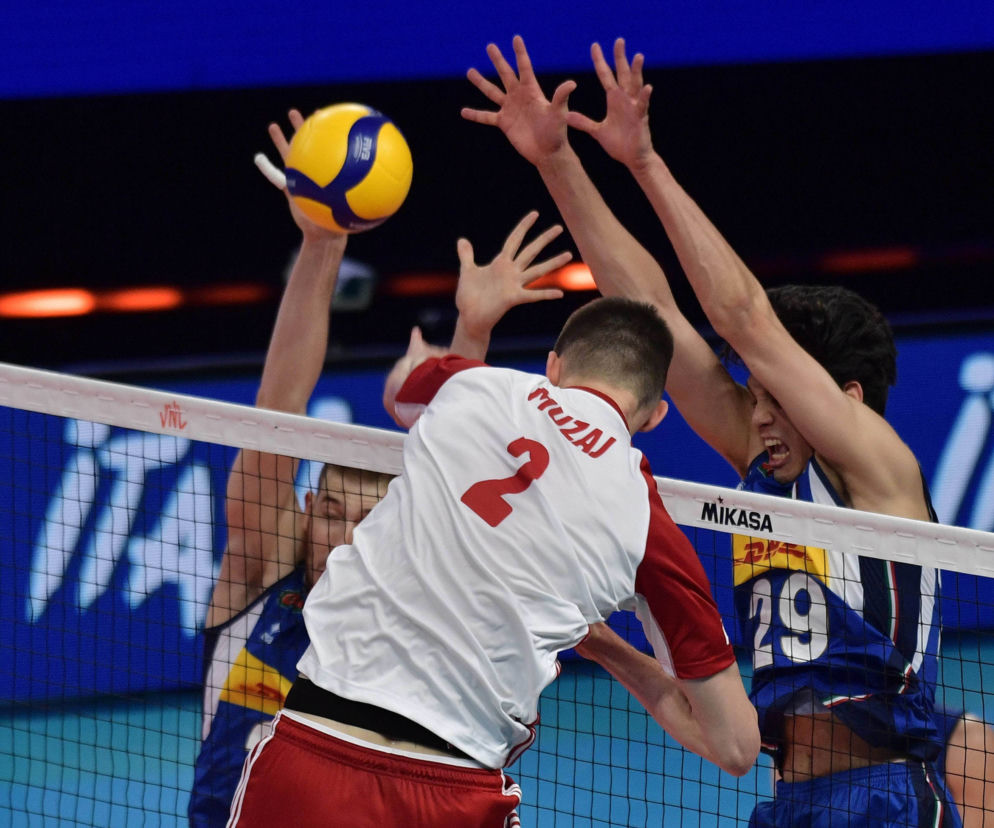 Siatkówka, Liga Narodów, Polska – Włochy, Maciej Muzaj