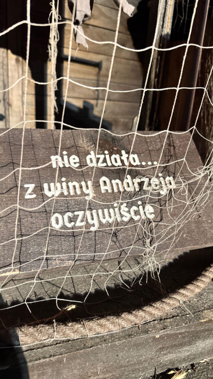 Na miejscu powitali nas sami Adamczewscy z rodziną, chłopami i Andrzejem oraz twórcy "1670"