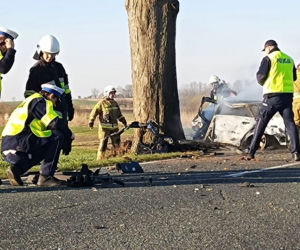 Tragiczny wypadek w miejscowości Głogowiniec [ZDJĘCIA] 