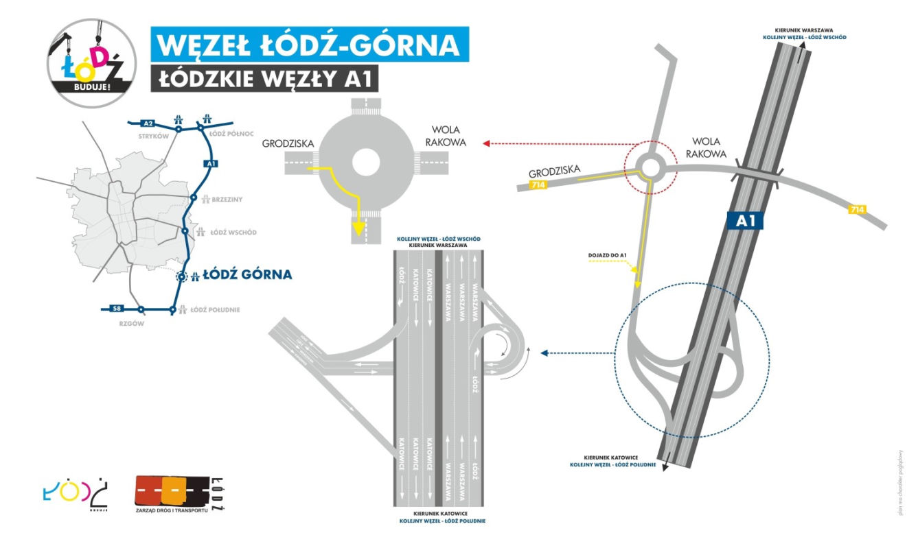 Autostrada A1 Stryków-Tuszyn. Wschodnia obwodnica Łodzi