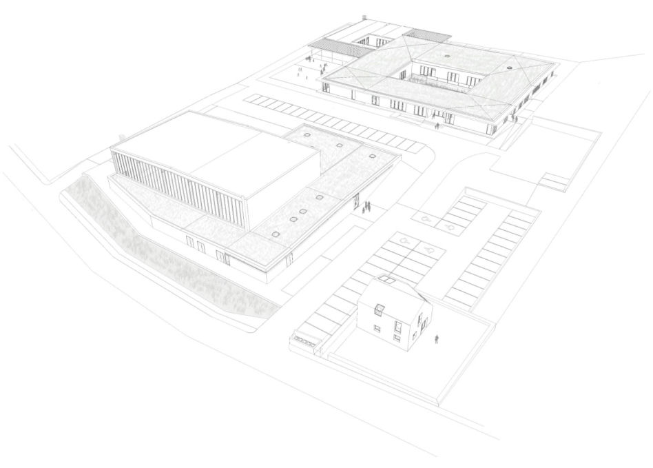 Kompleks budynków edukacyjnych w Ville-du-Bois