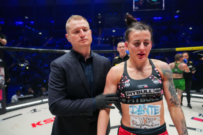 Ewelina Woźniak po walce na KSW 116