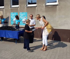 Nowy mural w Lesznie. Za wałki i pędzle chwycili uczniowie