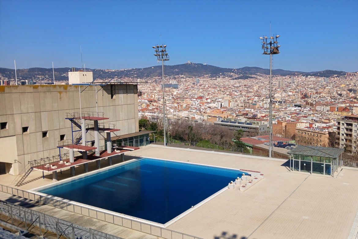 Piscina Municipal de Montjuïc w Barcelonie