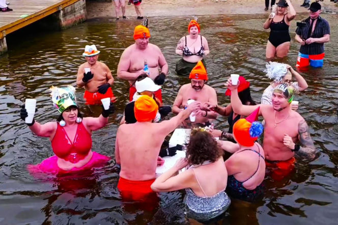 Szczecińskie morsy powitały 2026 rok