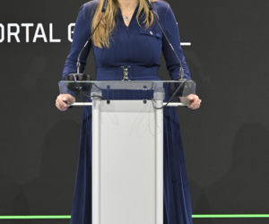 Magdalena Sobkowiak-Czarnecka podczas Warszawskich Targów Obronnych w Expo XXI