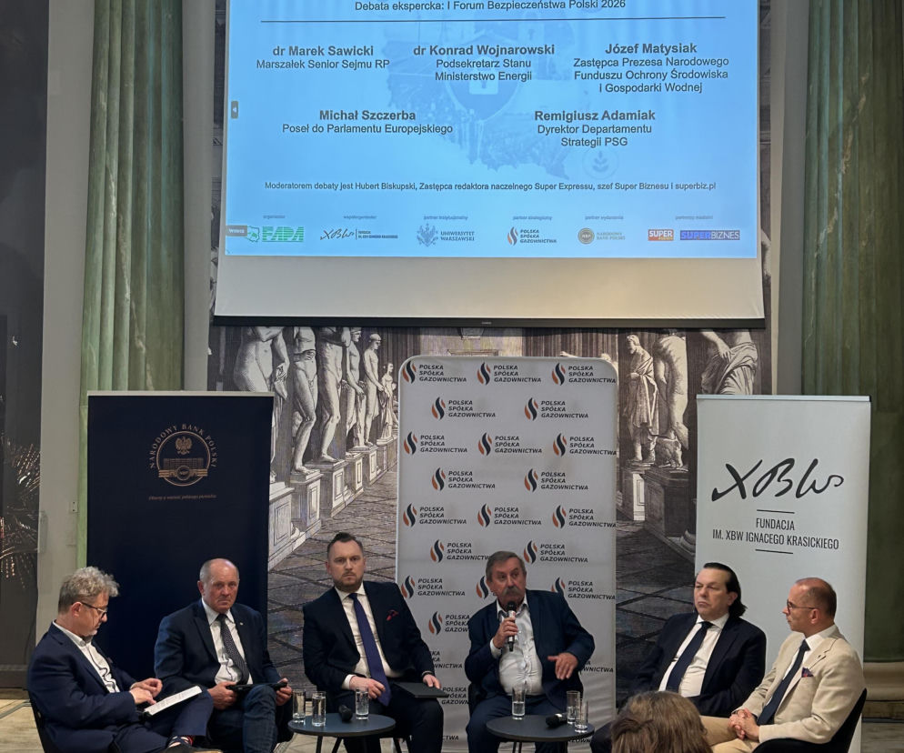 Uczestnicy debaty o bezpieczeństwie energetycznym na I Forum Bezpieczeństwa Polski. O szczegółach przeczytasz w SE Superbiz.
