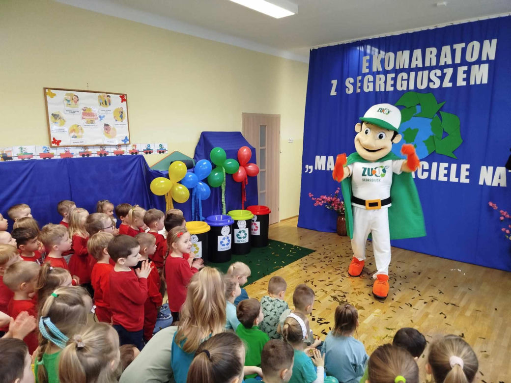 Program jest częścią projektu „EKOmaraton Siedlce z Segregiuszem” promującego edukację ekologiczną wśród najmłodszych poprzez zabawę