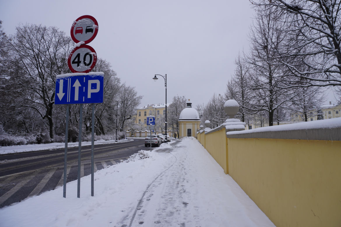 Białystok pod śniegiem. Tak prezentuje się zasypana stolica Podlasia