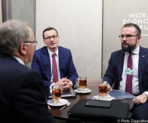 Premier Mateusz Morawiecki w Davos