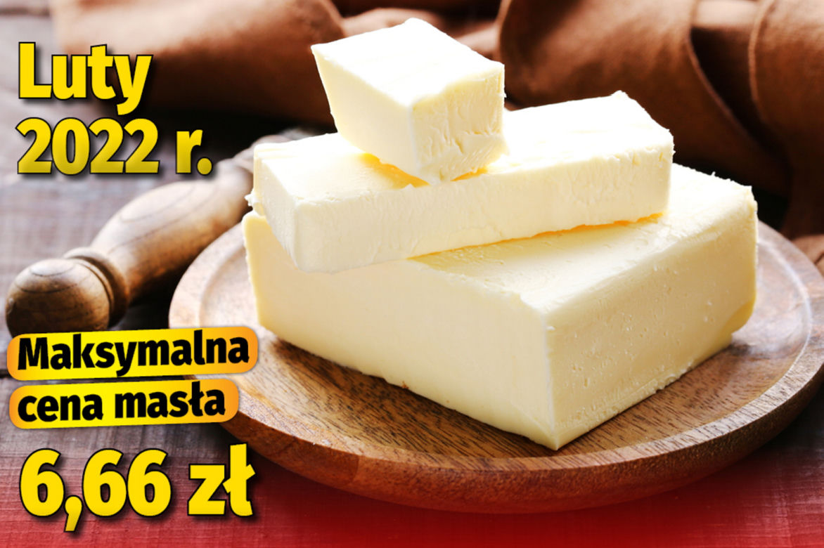 Cena masła