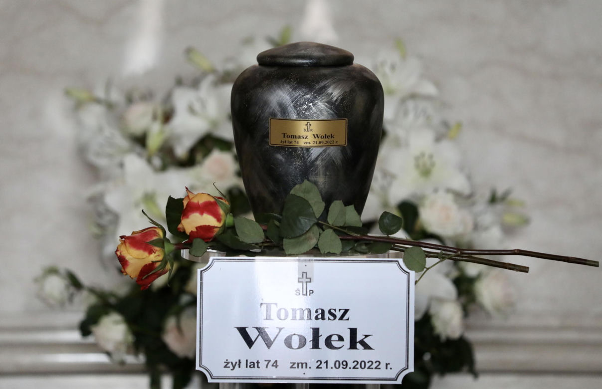 Pogrzeb Tomasza Wołka. Tomasz Lis pożegnał kolegę