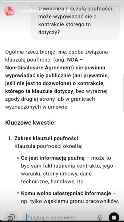 Karolina Gilon odgryzła się Edwardowi Miszczakowi. Tak zareagowała na słowa dyrektora programowego Polsatu