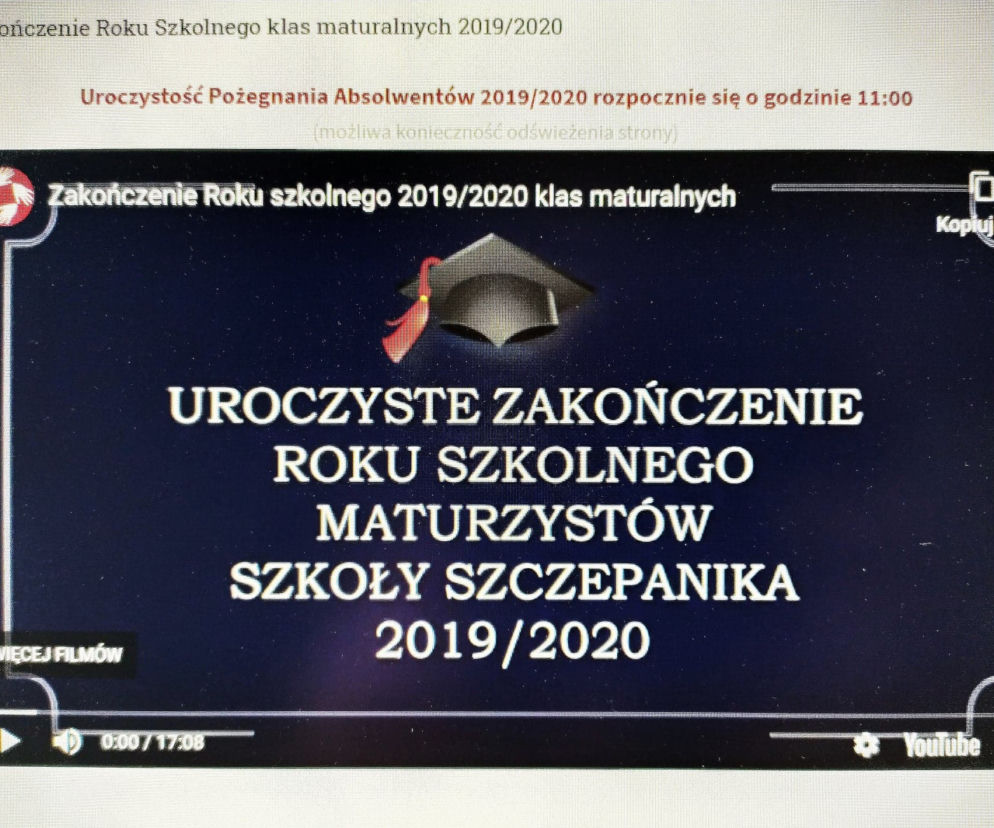 Zakończenie szkoły