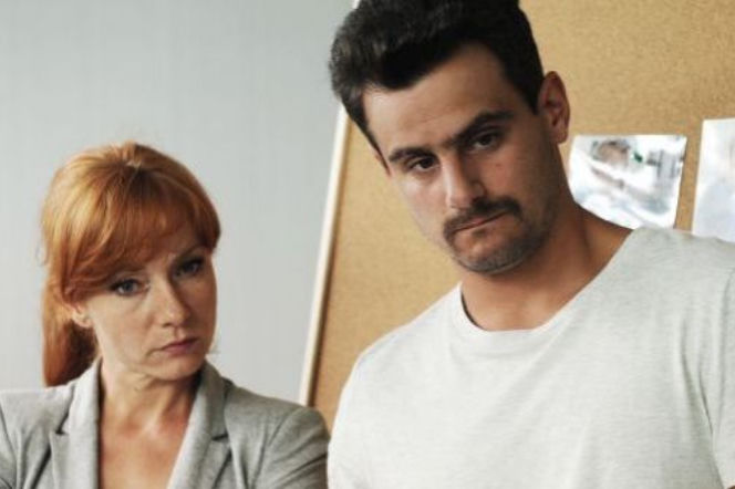 Komisarz Alex. Lucyna (Magdalena Walach), Michał Orlicz (Antoni Pawlicki)