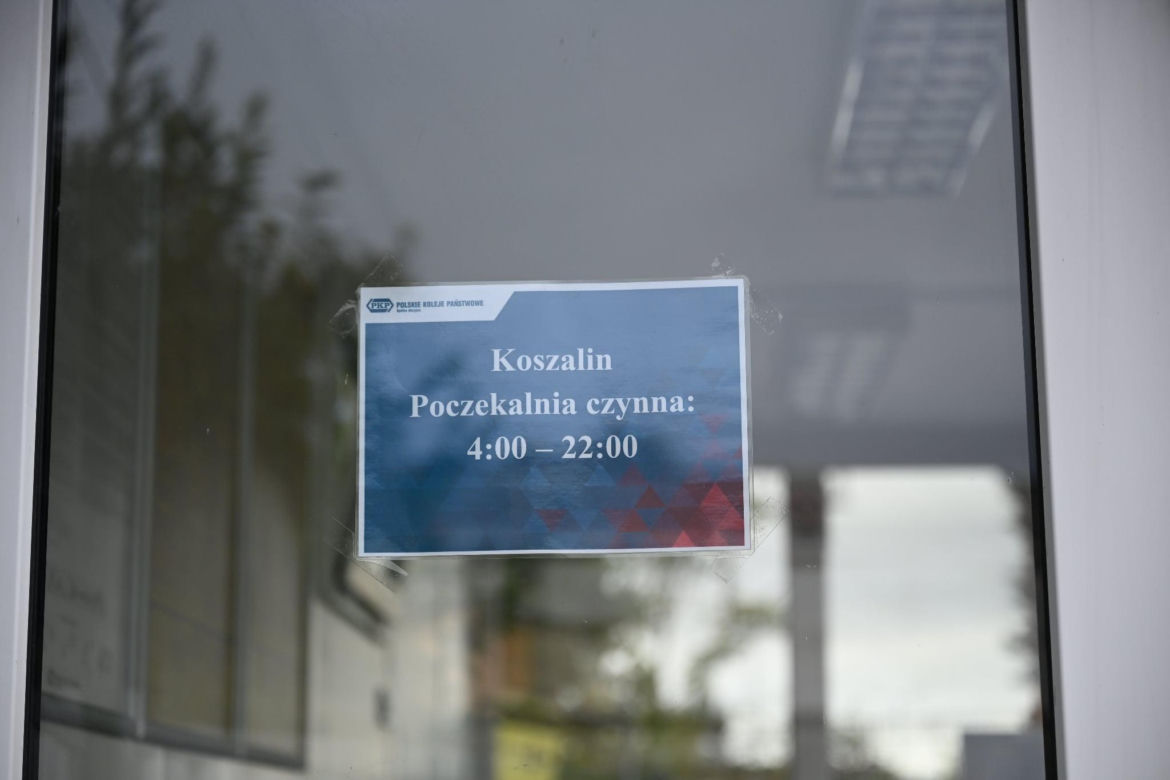 Nowa "poczekalnia" na koszalińskim dworcu