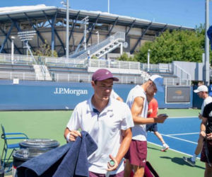 Trening polskich tenisistów przed US Open 2026