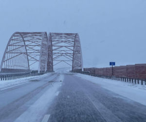 Śnieg na północy Polski