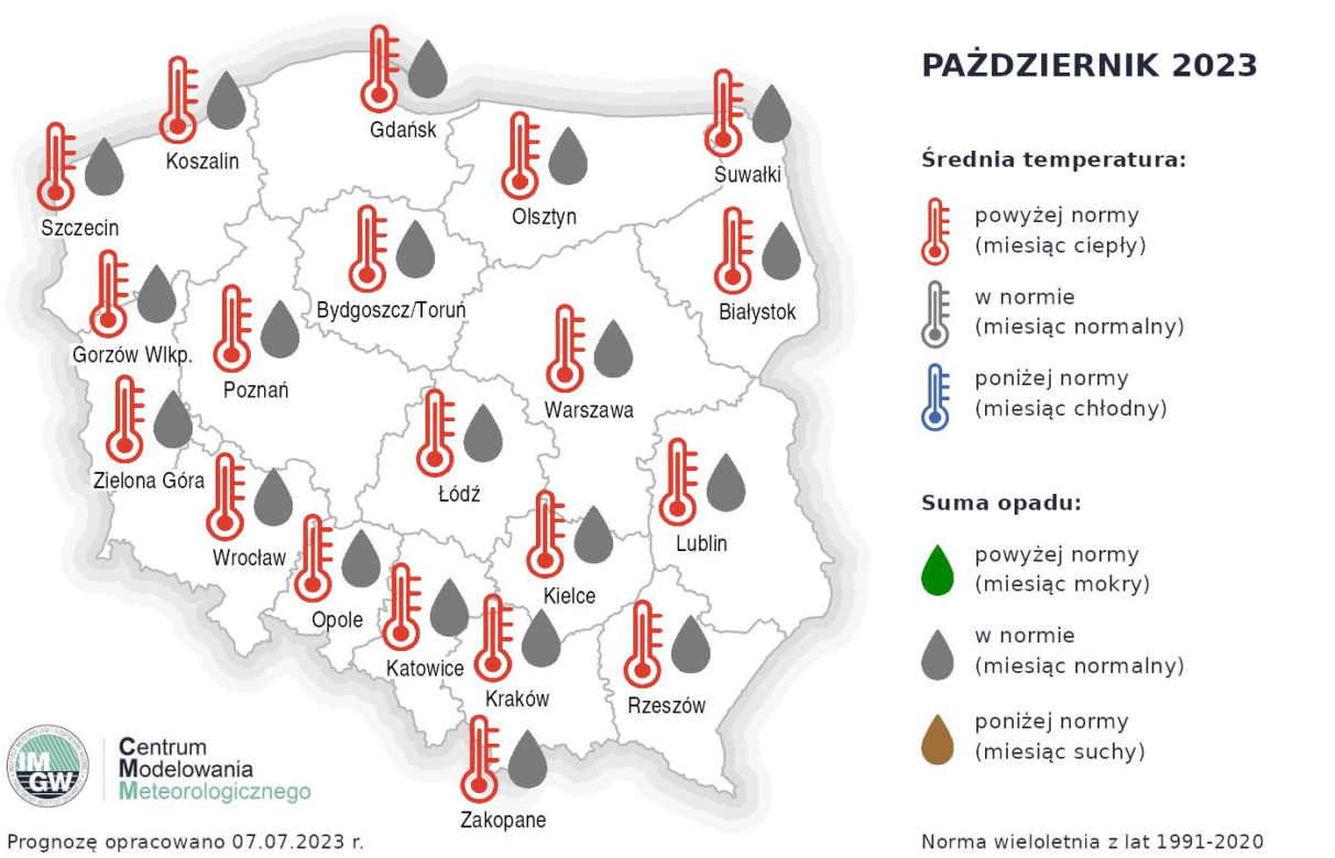 Końcówka lata mocno nas rozczaruje? Przed nami wiele deszczowych dni. Prognoza długoterminowa