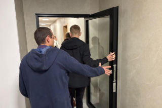 Uroczyste przekazanie decyzji w sprawie mieszkań w nowych blokach STBS