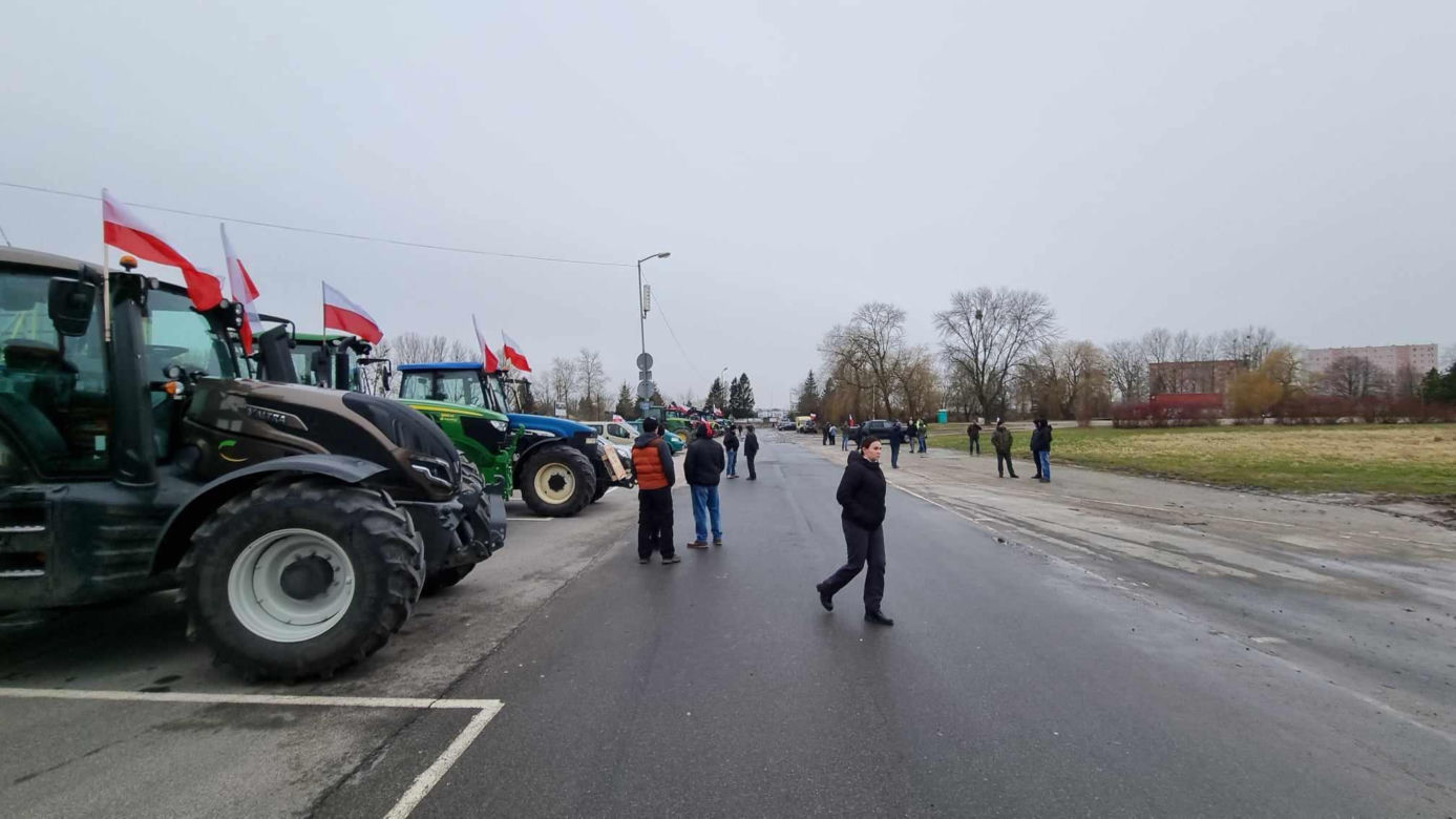 Protest rolników w Koszalinie