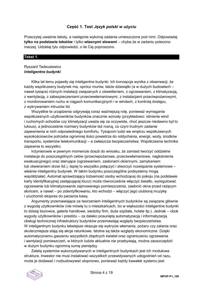 Matura poprawkowa 2026: polski - ARKUSZ CKE 24.08.2026