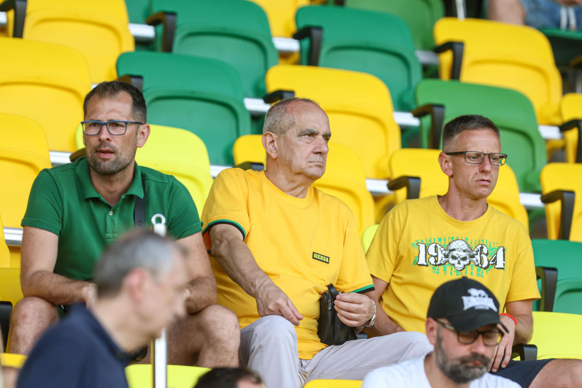 Kibice na meczu GKS Katowice - Arka Gdynia