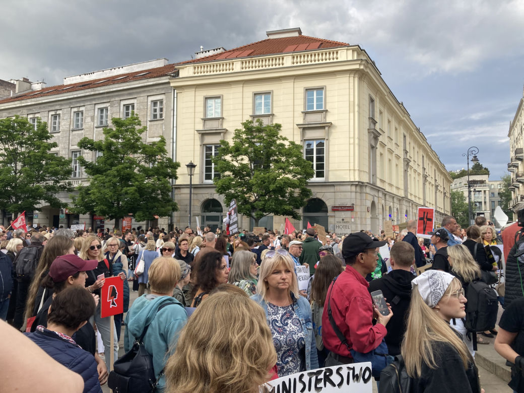 Wydarzenie zorganizował m.in. Strajk Kobiet
