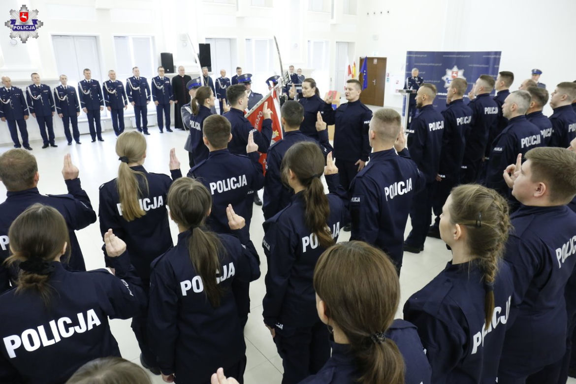 Nowi policjanci w lubelskich szeregach! Zobacz 