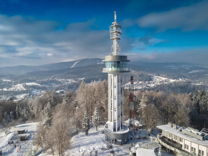 Wieża widokowa na Górze Parkowej w Krynicy-Zdroju