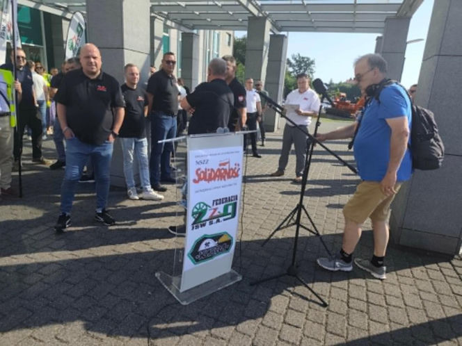 Protest związkowców JSW - czerwiec 2026