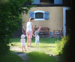 Joanna Brodzik zabrała dzieci do pracy