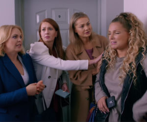 Przyjaciółki 17, odcinek 196, Patrycja (Joanna Liszowska), Inga (Małgorzata Socha), Zuza (Anita Sokołowska), Anka (Magdalena Stużyńska)