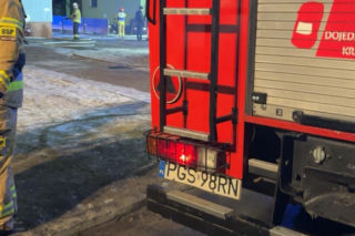 Pożar domu w Gostyniu