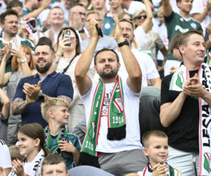 Legia Warszawa - Zagłębie Lubin: Zdjęcia kibiców
